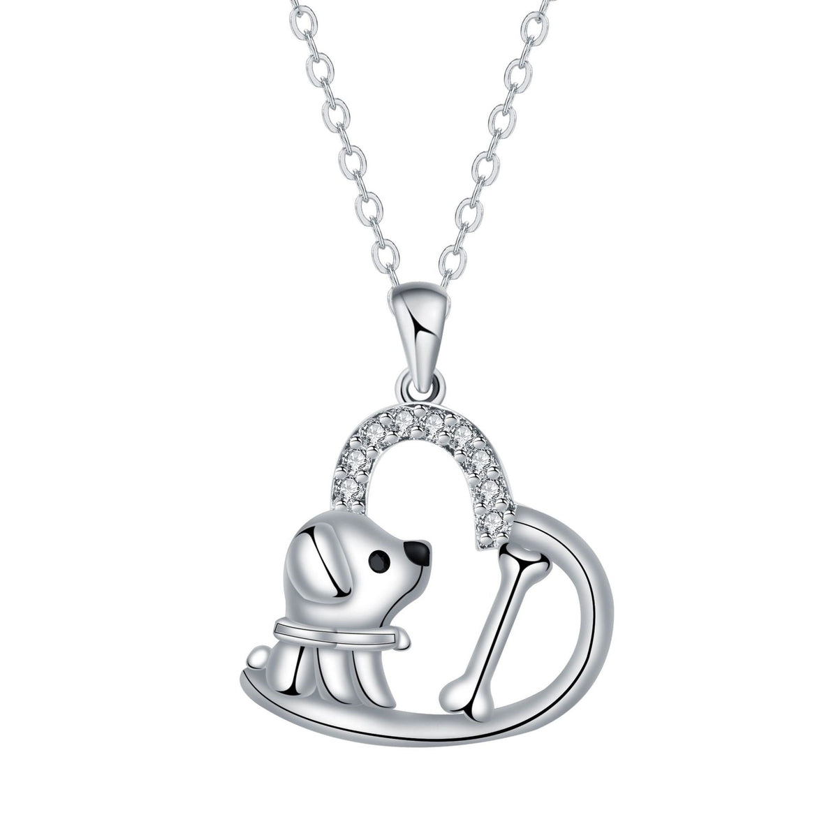 Heart Pendant Dog Necklace VIP