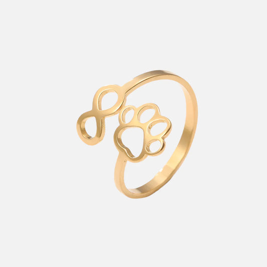 Adjustable Infinity Paw Ring – Stainless Steel VIP